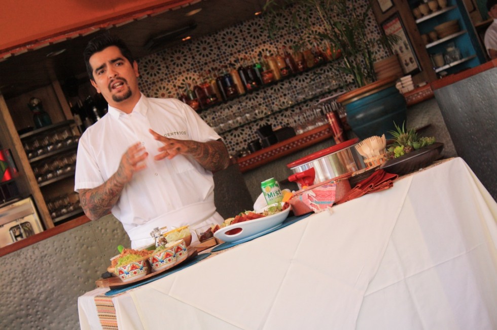 Great lunch with Chef Aaron Sanchez!